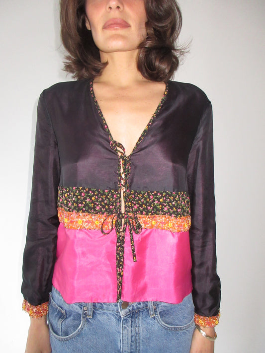 SS2000 Etro silk top