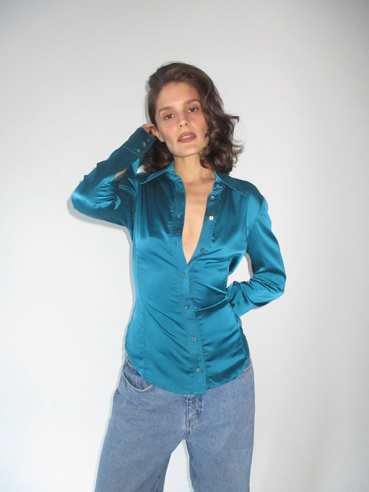 Gucci by tom ford silk top