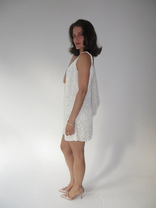 Roberto Cavalli Sequined Dress and Cardigan