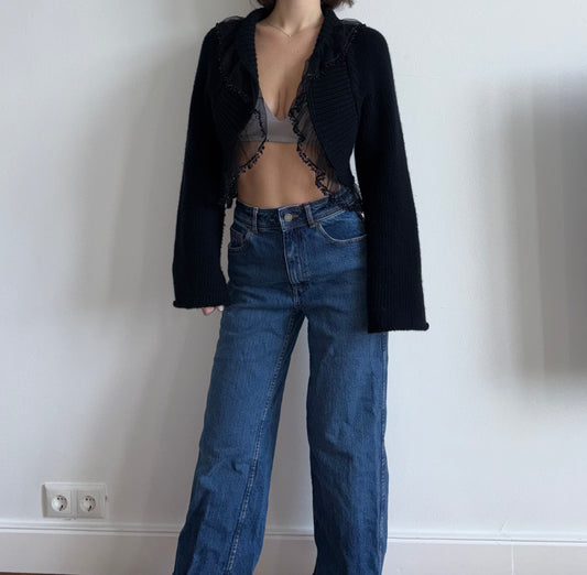 FW2001 Valentino wool bolero