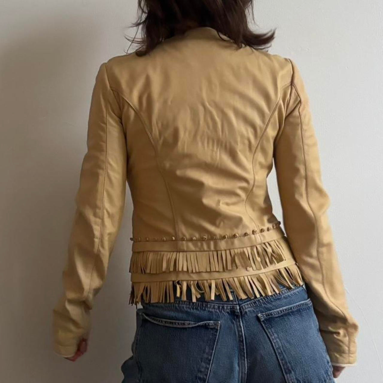 Vintage Roberto Cavalli fringe jacket