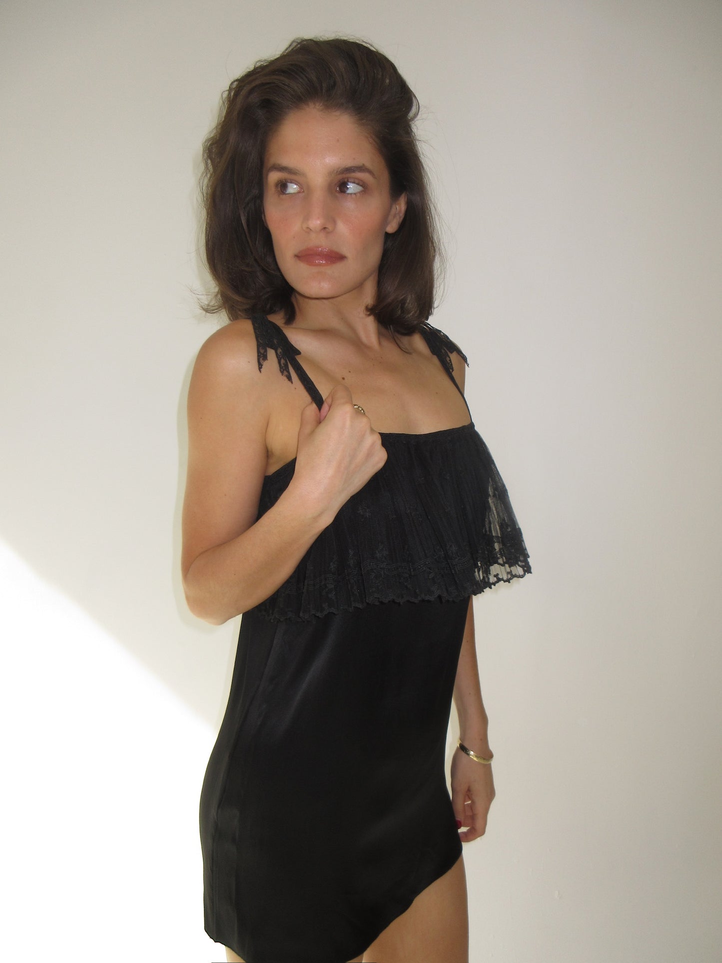 SS1995 Chloé by Karl Lagerfeld silk mini/ top