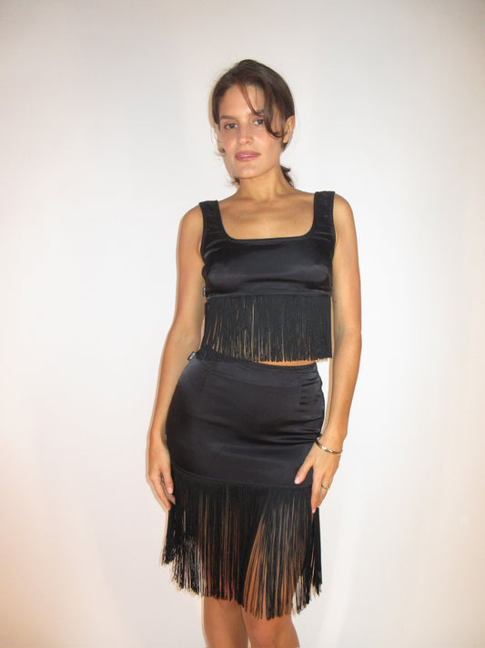 Moschino Jeans Fringe Set