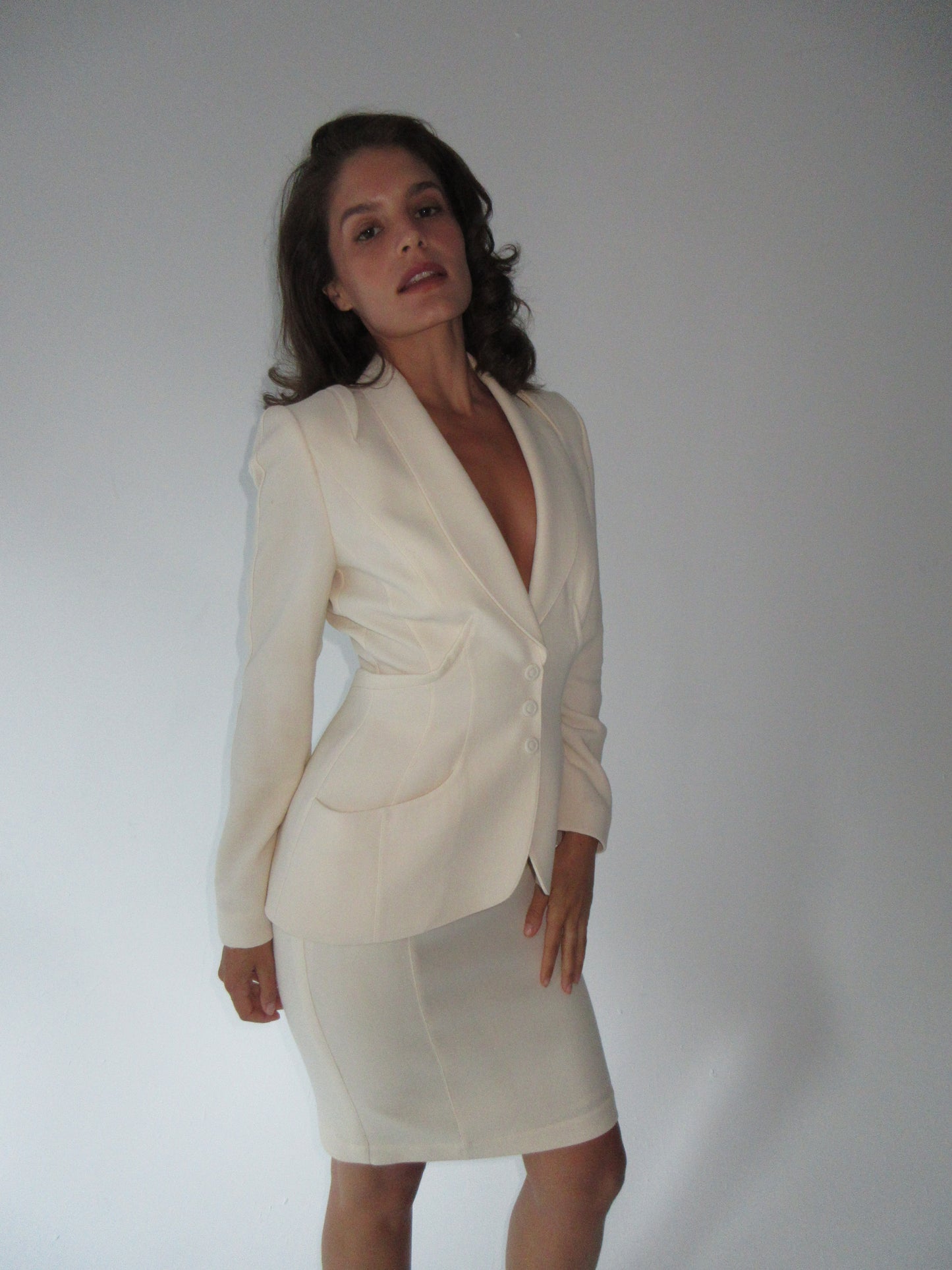 Vintage Mugler skirt suit