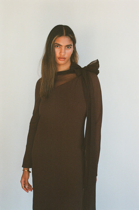 FW1994 Valentino Dress Modeled by Linda Evangelista