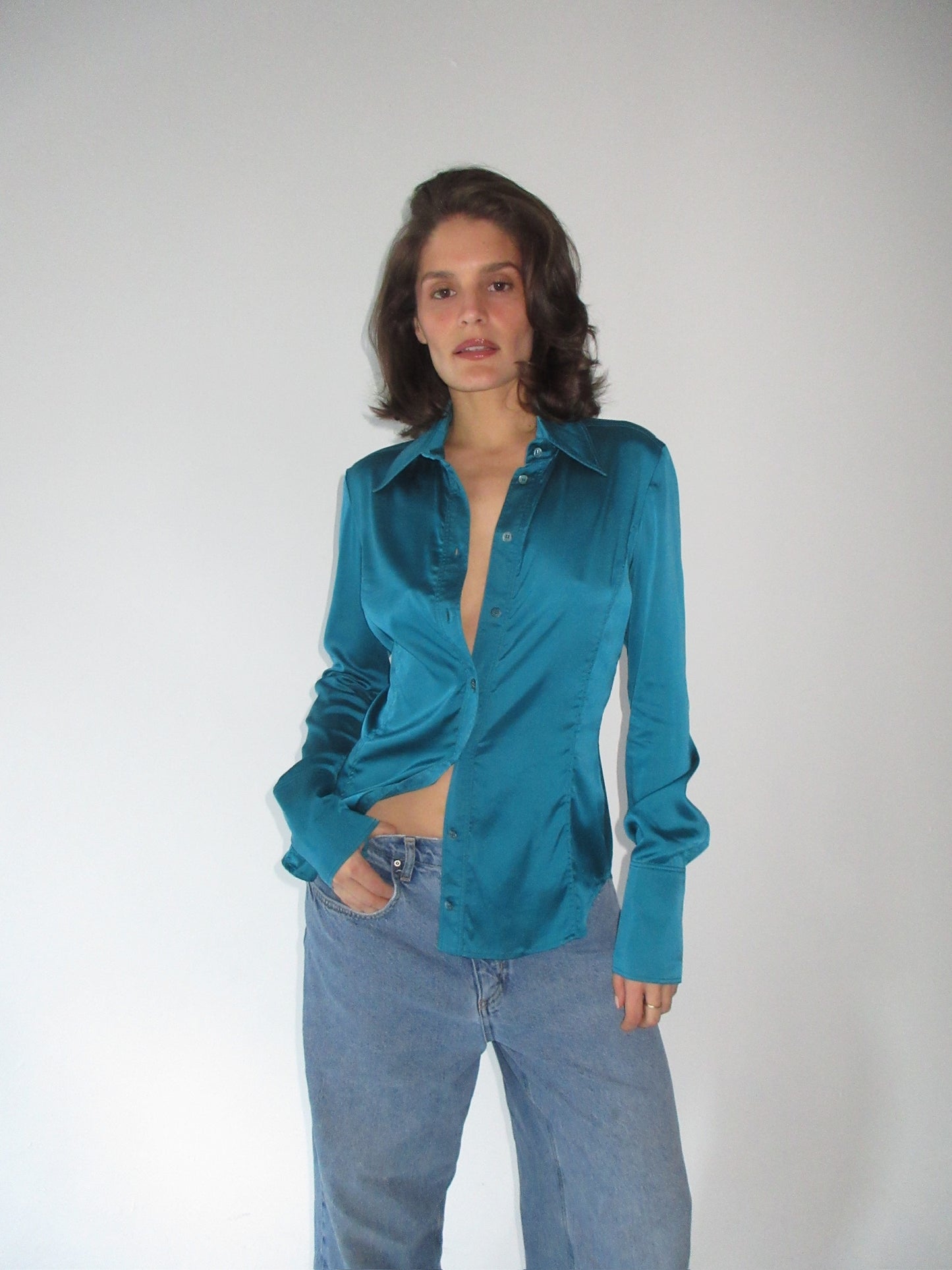 Gucci by tom ford silk top