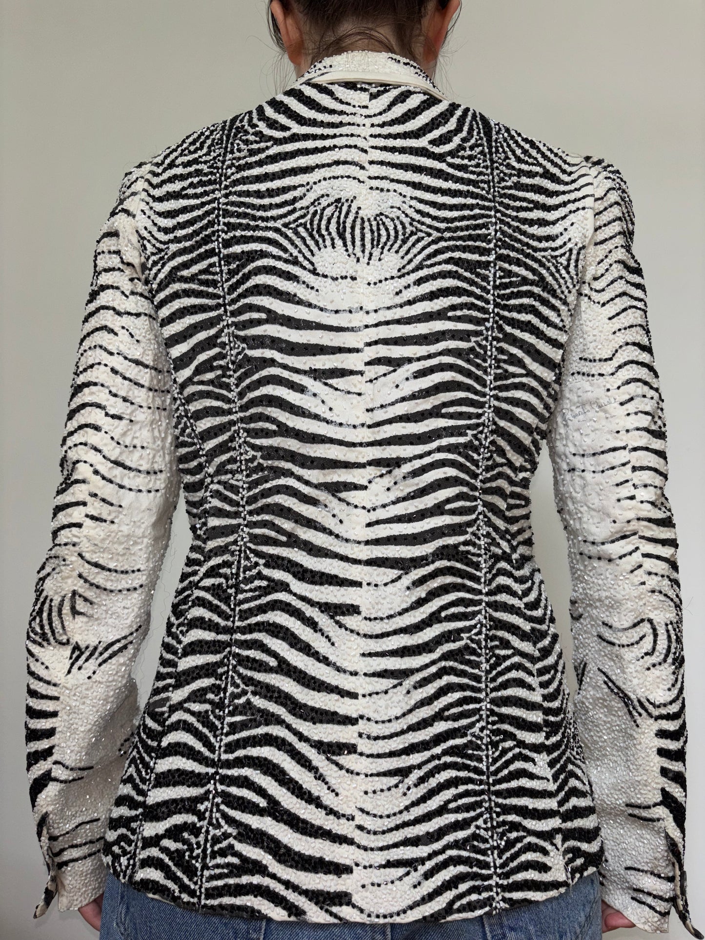 SS2000 runway beaded Roberto Cavalli Jacket
