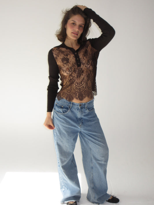 Vintage Valentino lace top