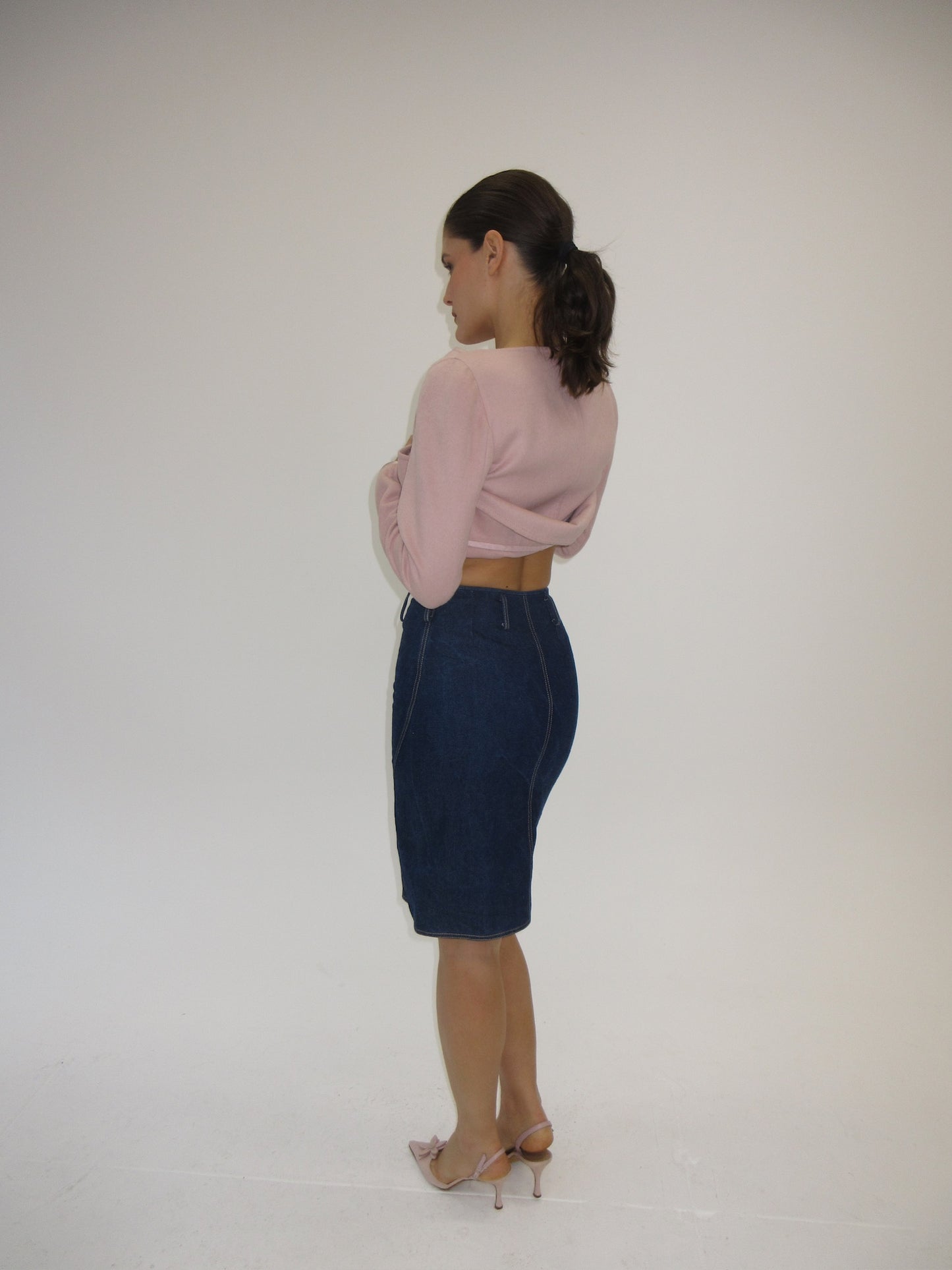 Vintage Dior by Galliano denim skirt