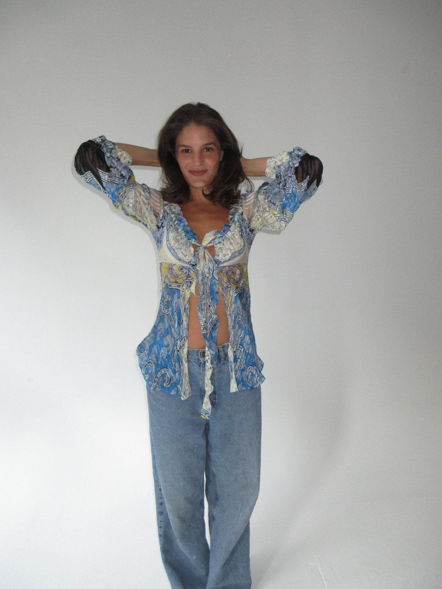 Vintage Roberto cavalli silk top