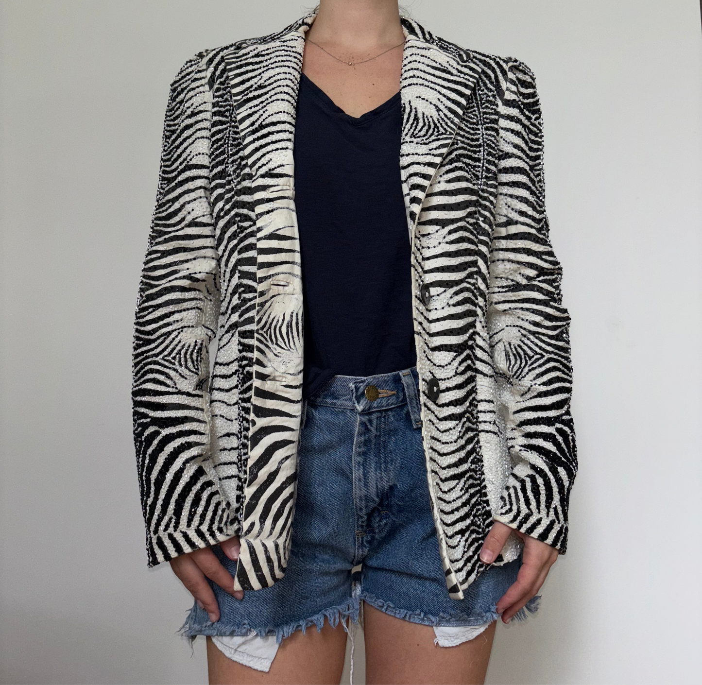 SS2000 runway beaded Roberto Cavalli Jacket