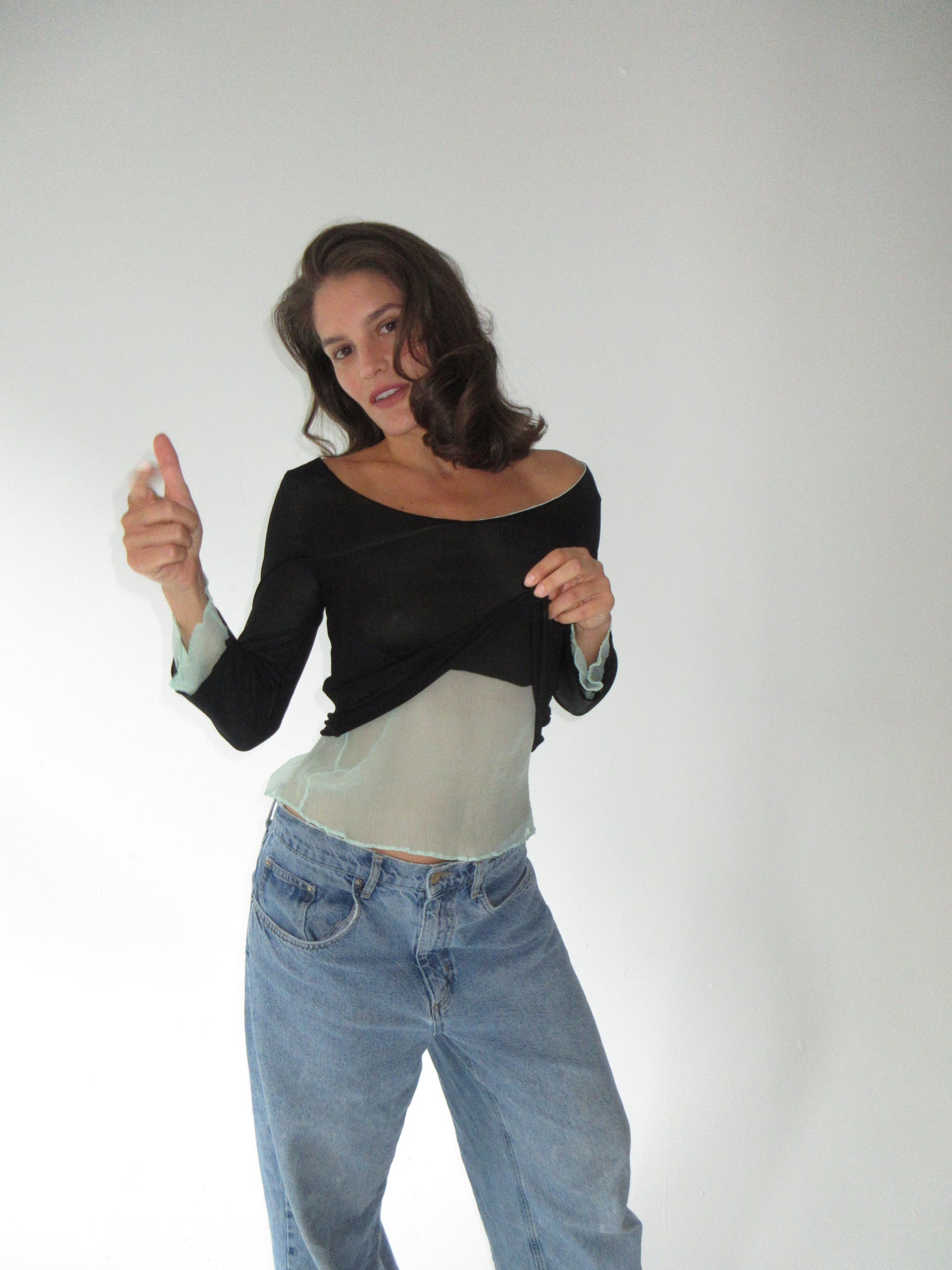 Vintage Fendi silk top