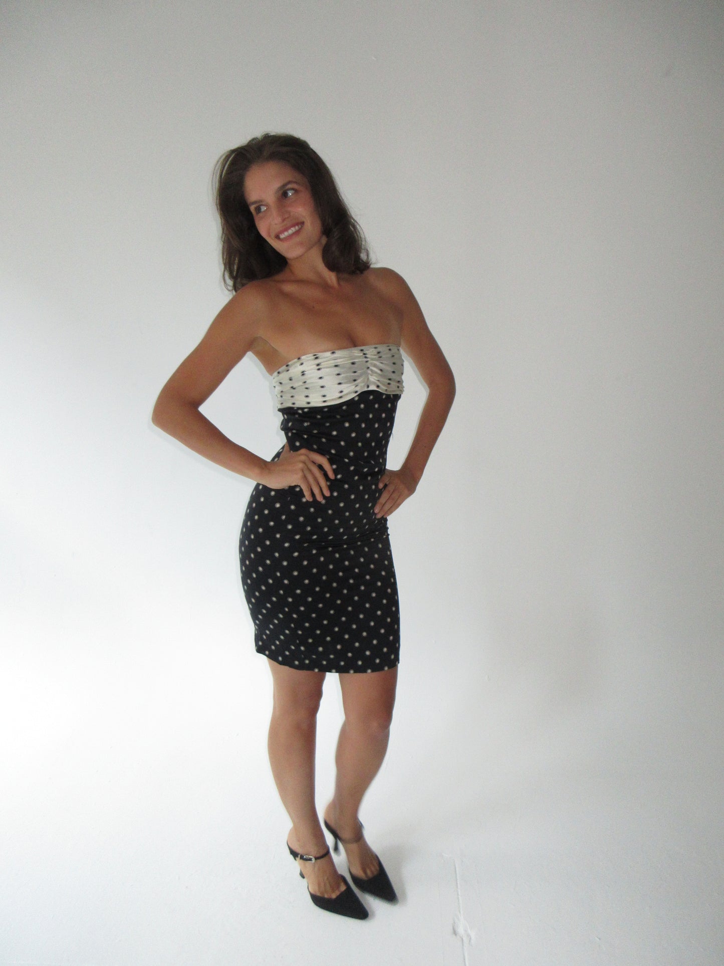 Vintage YSL silk dress