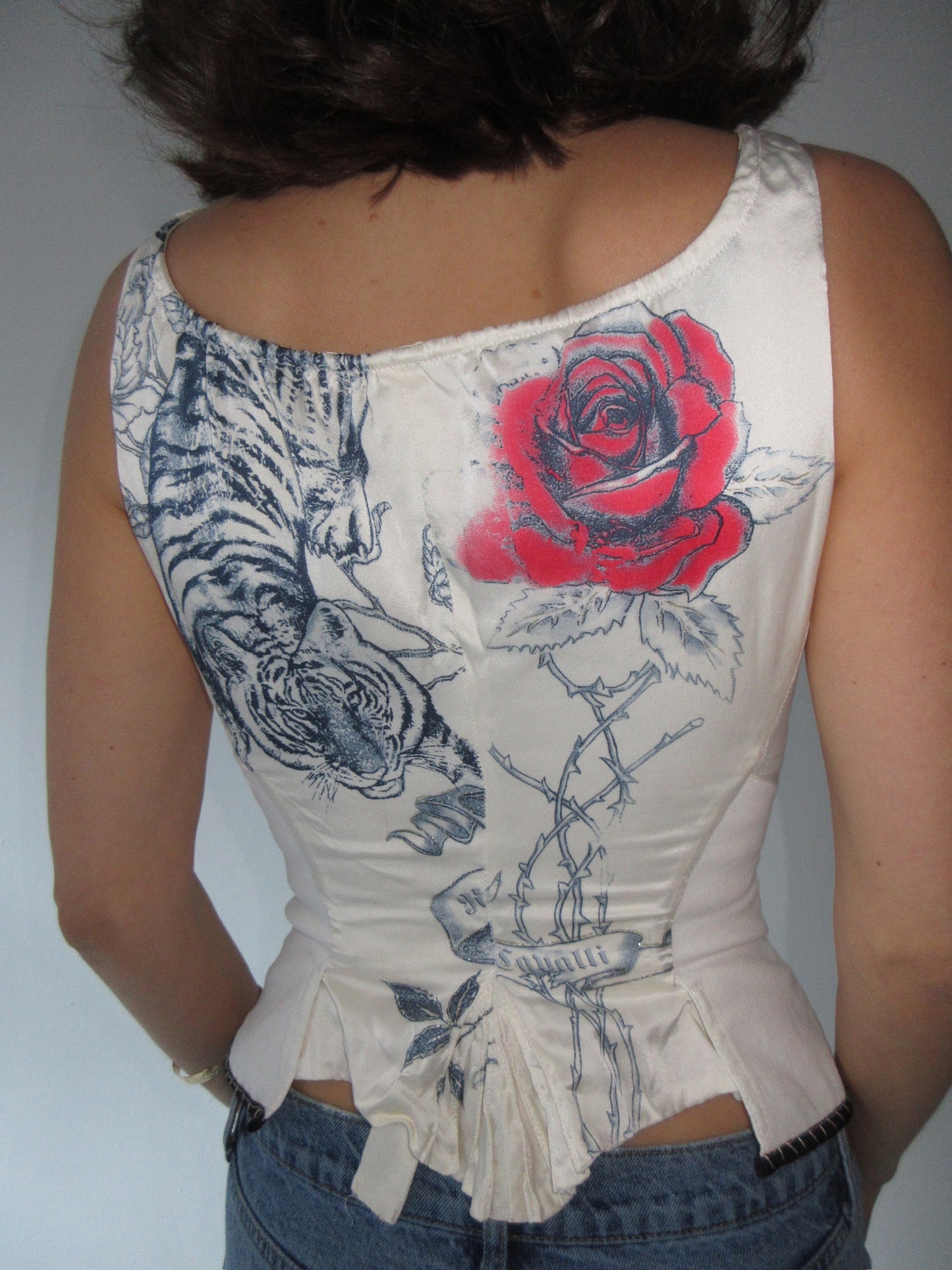 SS2003 Roberto Cavalli tattoo corset