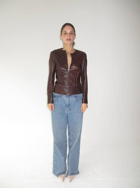 Fendi Leather Jacket/Top