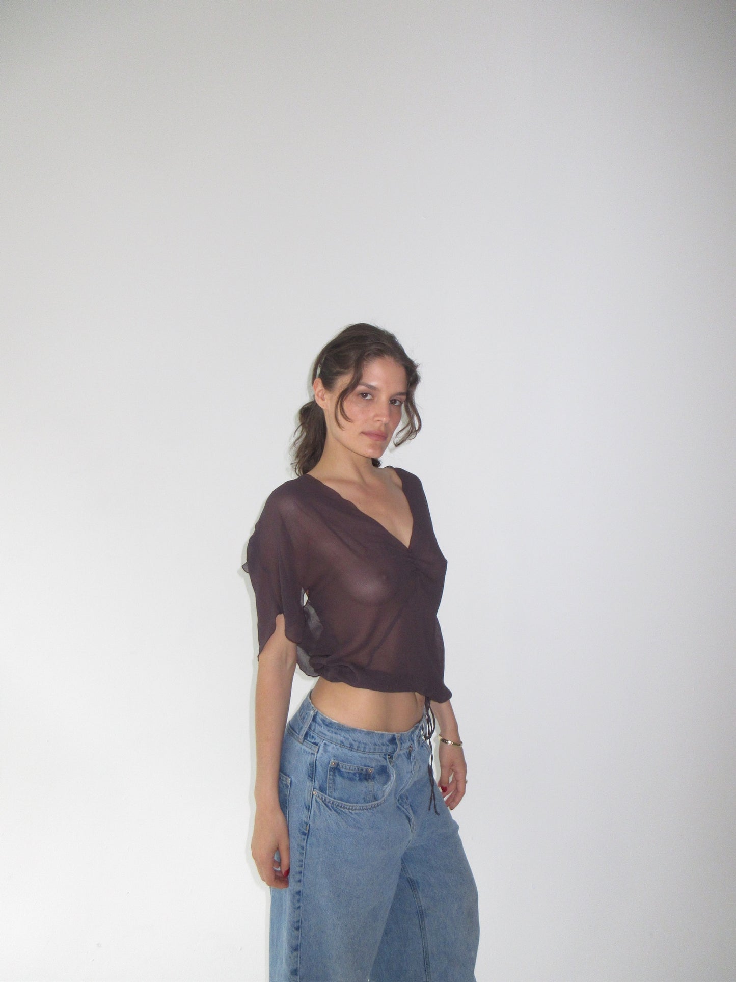 SS2000 Chloé silk runway top