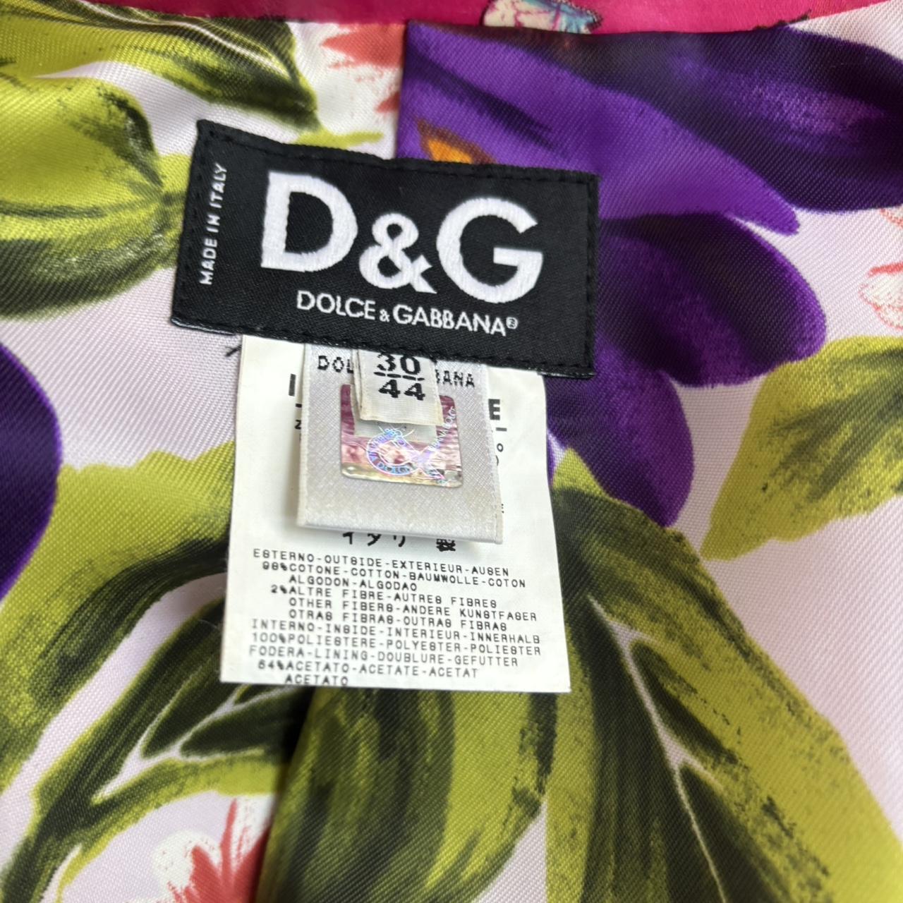 Vintage D&G Butterfly Print Jacket