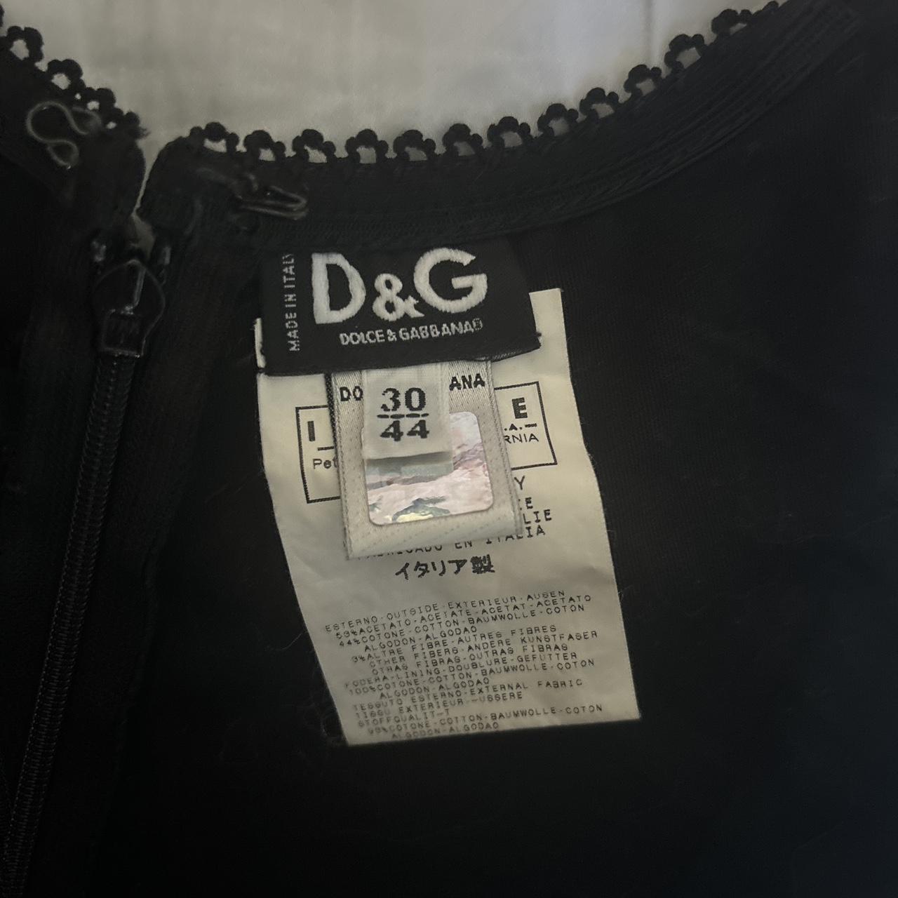 Vintage D&G Dolce & Gabbana Early 2000s Bondage Dress