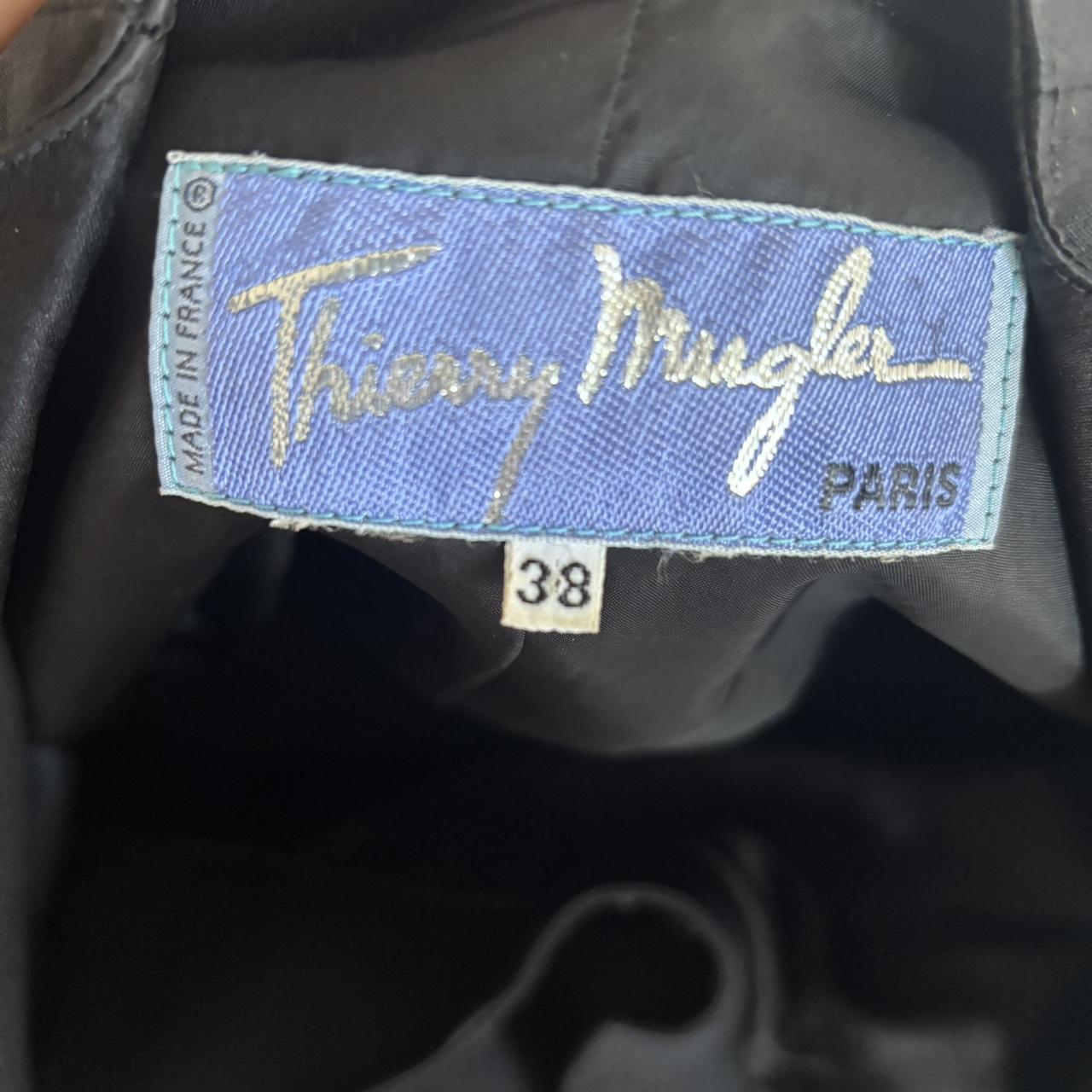 FW 1990 archival Mugler wool and silk jacket