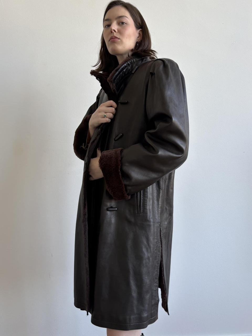 YSL Fourroures Lamb Skin Coat