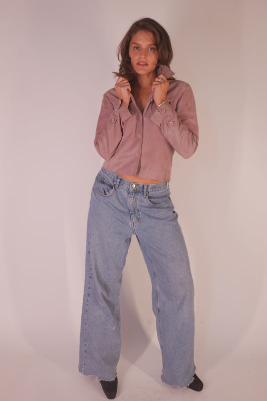 Valentino FW2000 purple Runway Jacket