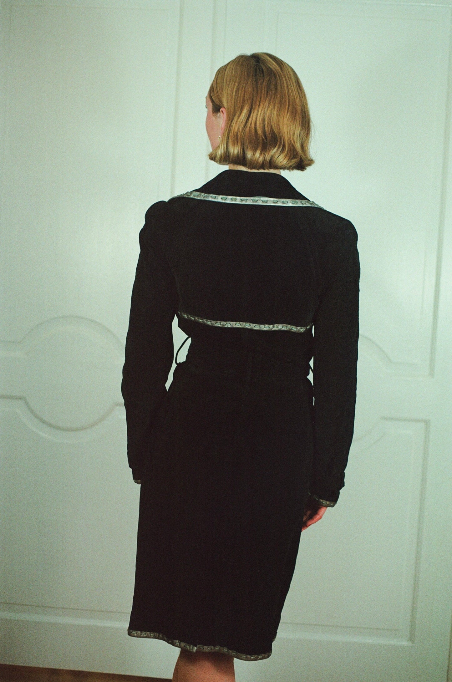 Vintage Dolce & Gabbana Suede Trench