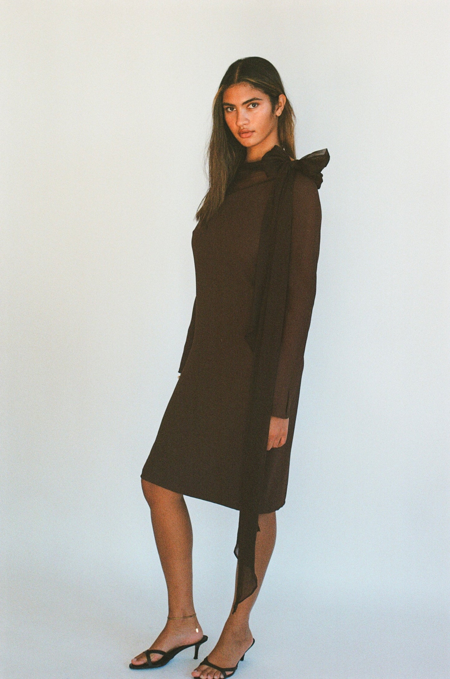 FW1994 Valentino Dress Modeled by Linda Evangelista