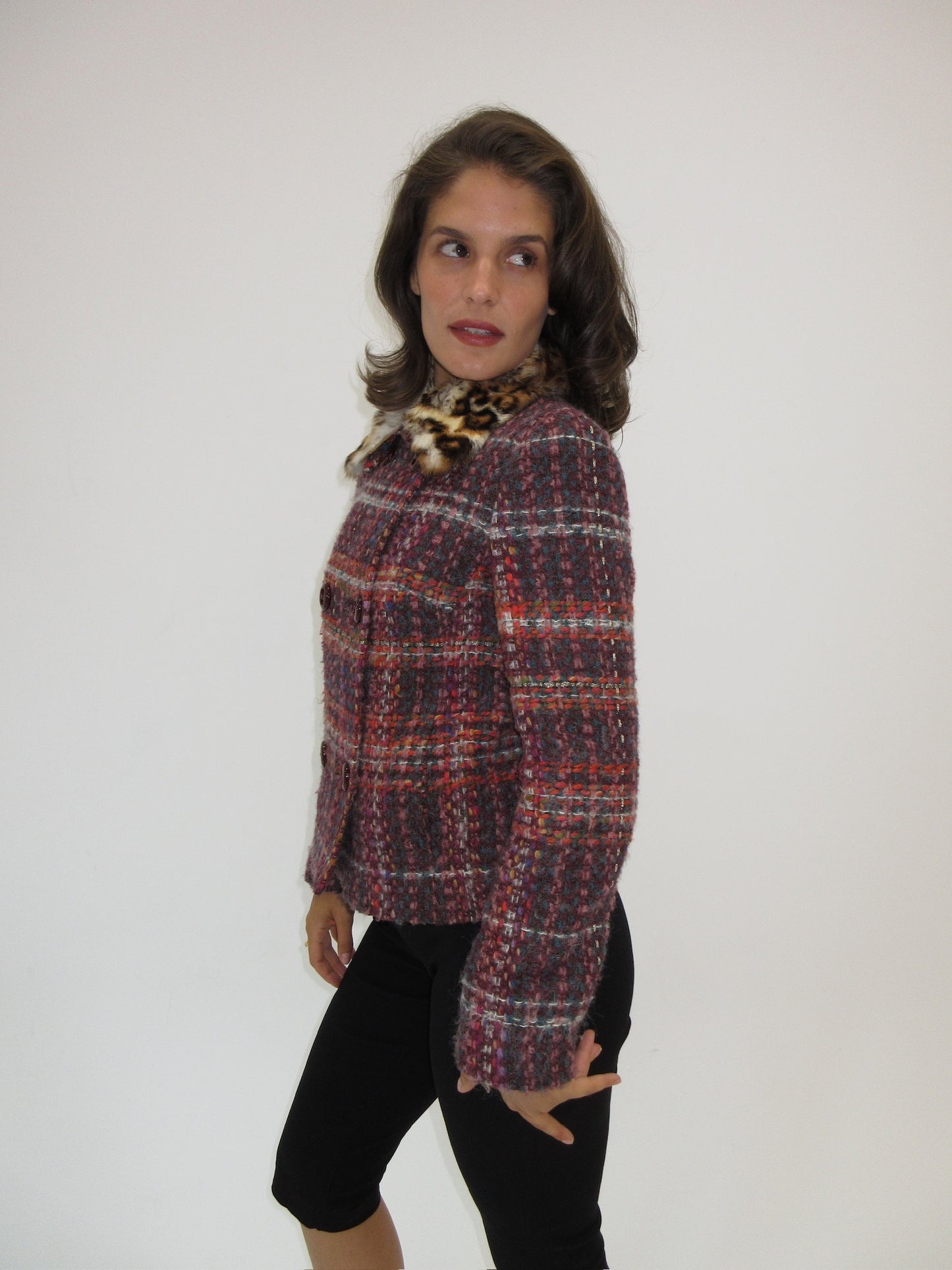 Vintage D&G rabbit fur jacket