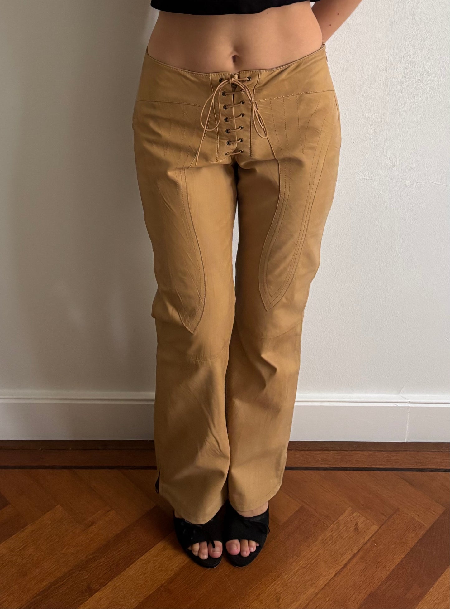 Vintage D&G leather pants