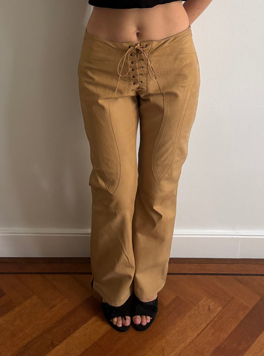 Vintage D&G leather pants