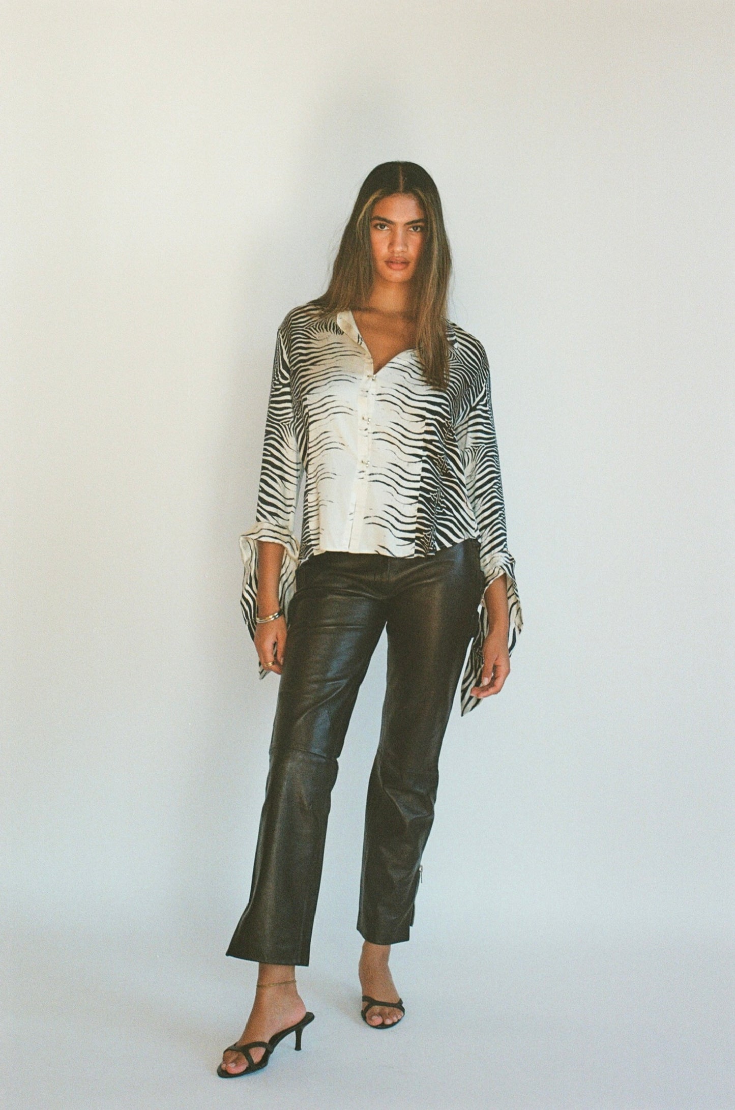 Dolce & Gabbana SS2000 Lambskin Leather Pants