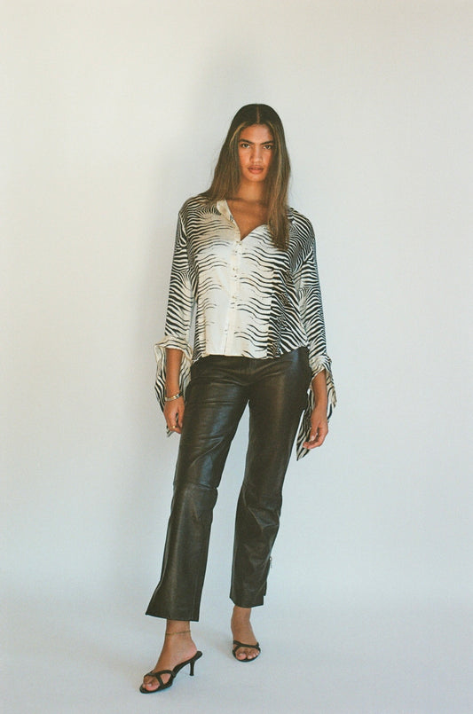 Dolce & Gabbana SS2000 Lambskin Leather Pants