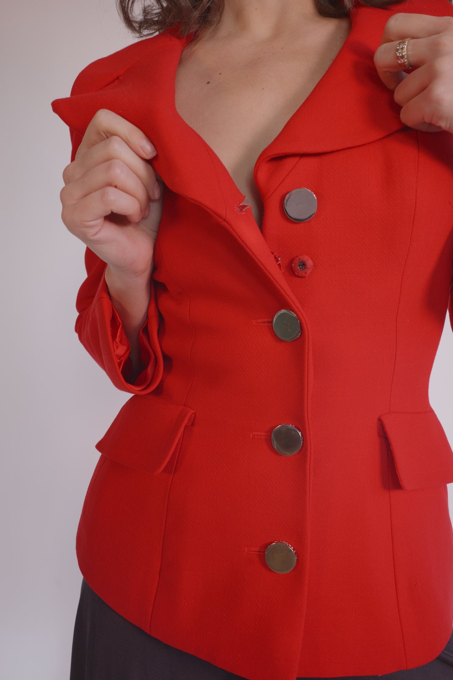 Iconic FW1995 Dolce & Gabbana Red Jacket