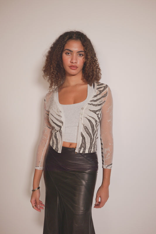 Roberto Cavalli SS1999 runway cardigan