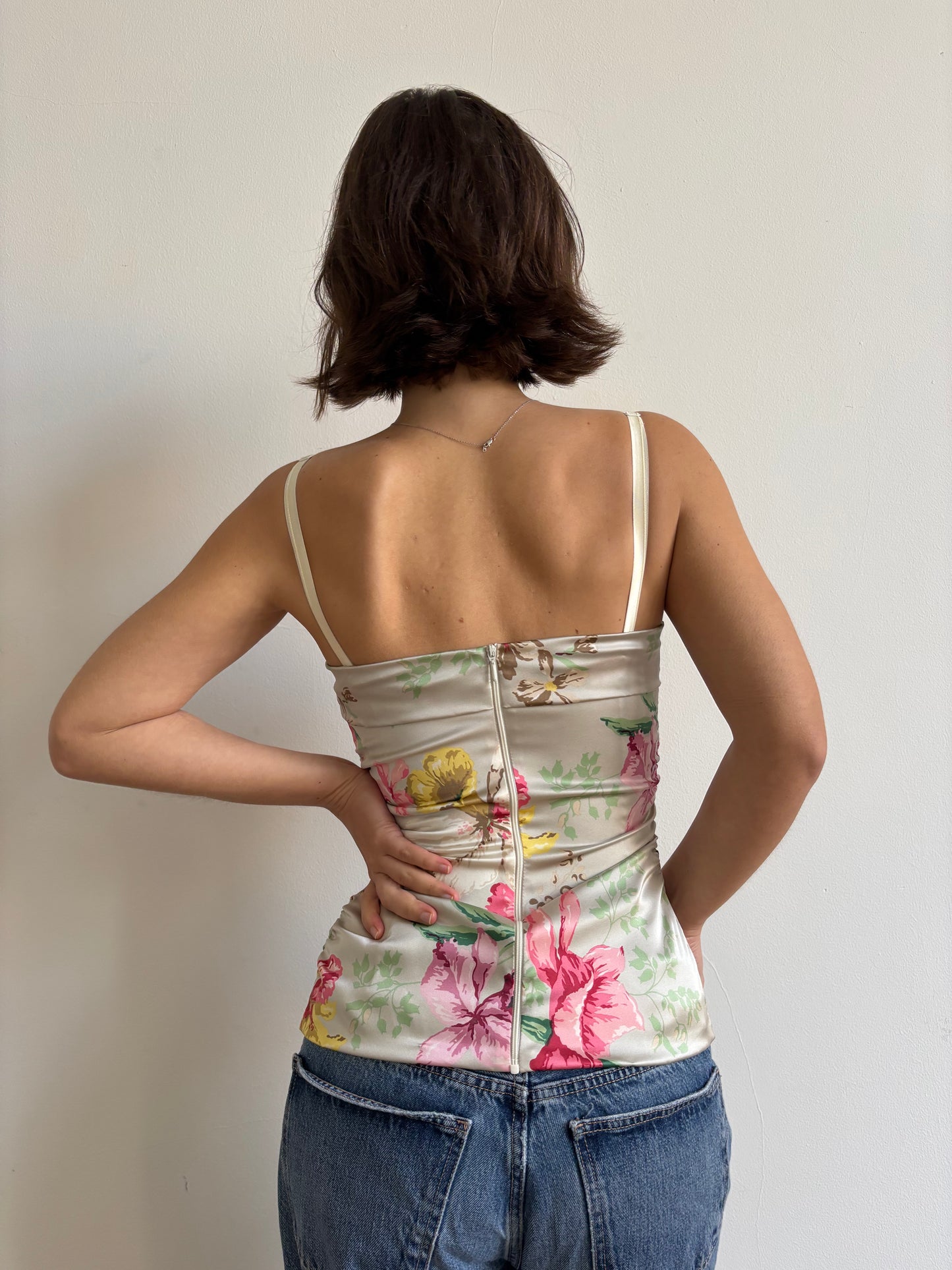 SS1999 Dolce & Gabbana floral top