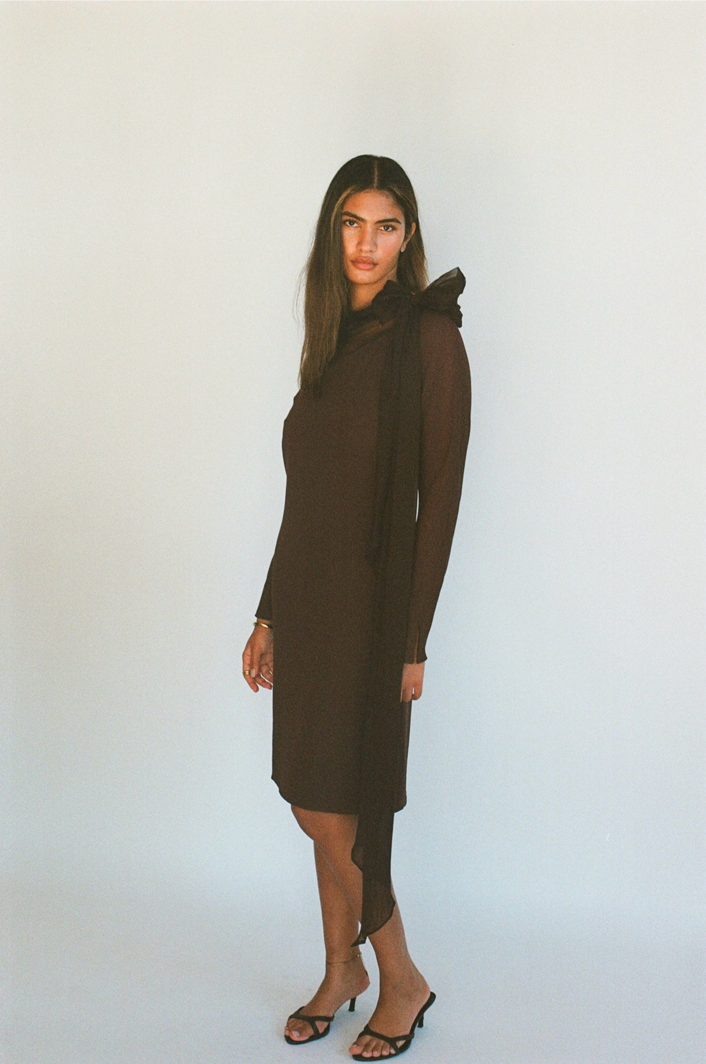 FW1994 Valentino Dress Modeled by Linda Evangelista