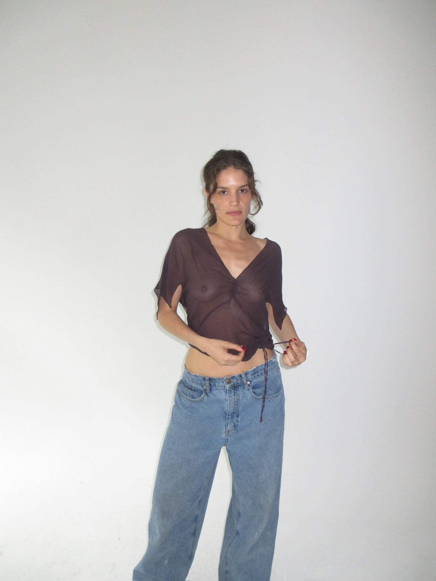 SS2000 Chloé silk runway top