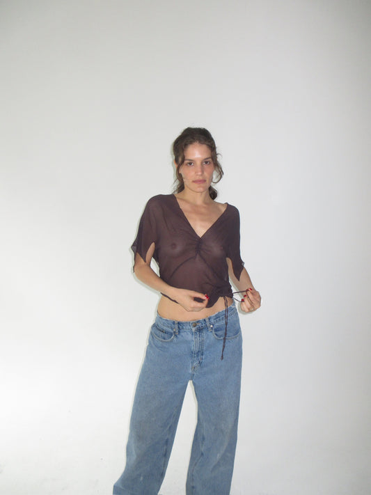 SS2000 Chloé silk runway top