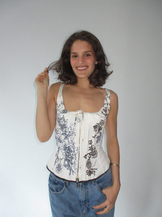 SS2003 Roberto Cavalli tattoo corset
