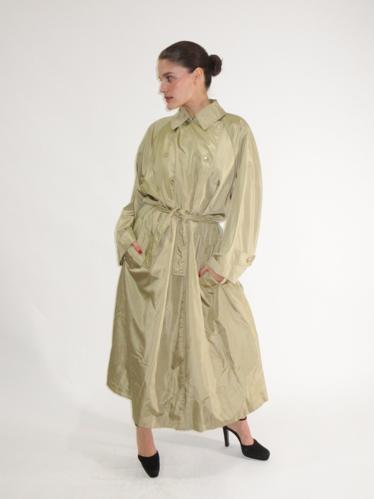 FW1986 Alaïa silk trench