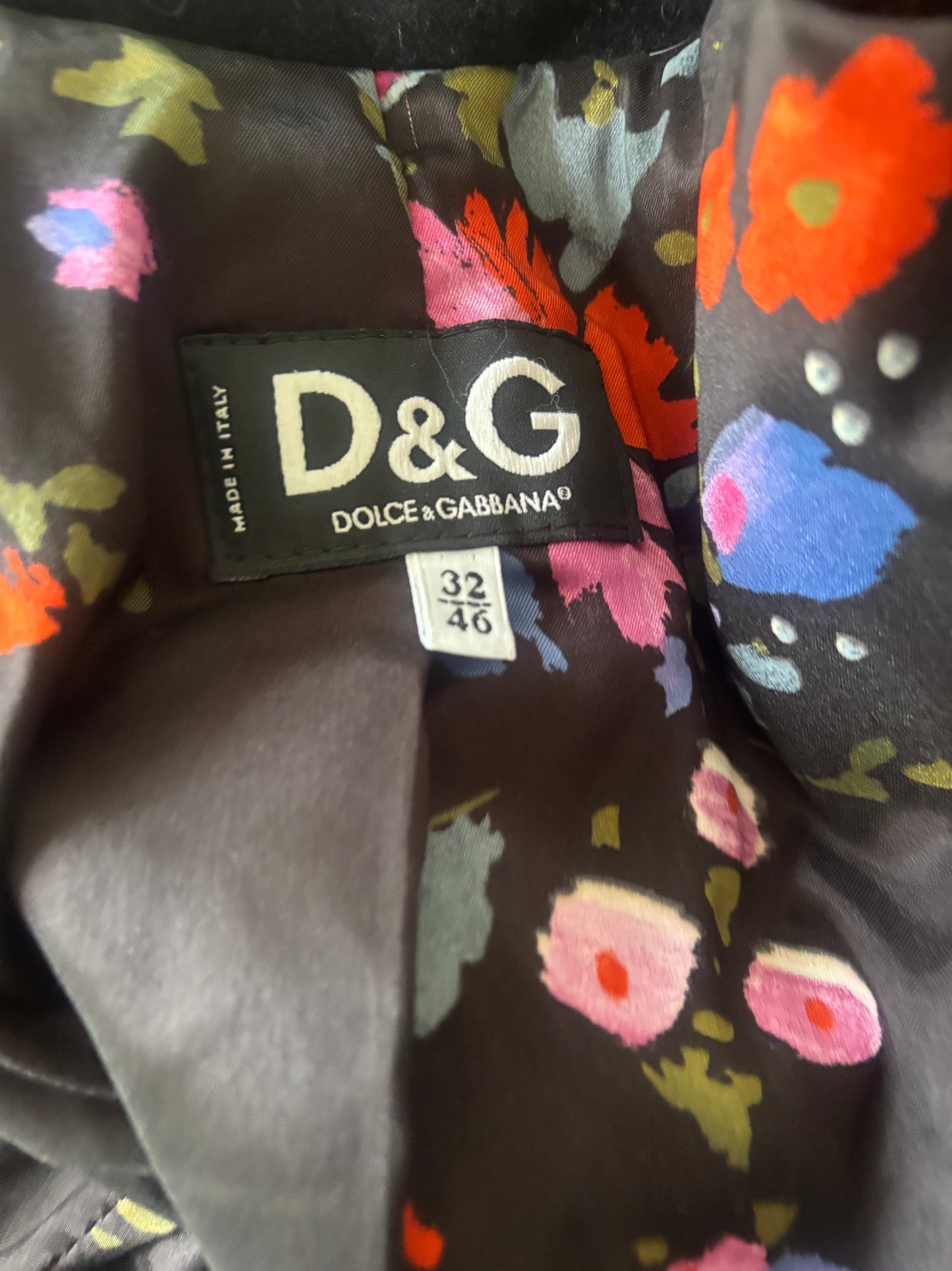 Vintage D&G zebra coat