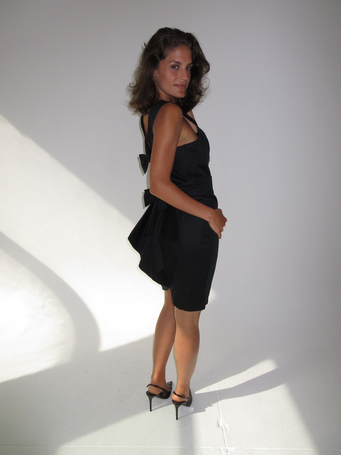Vintage Thierry Mugler Black Dress with Bows