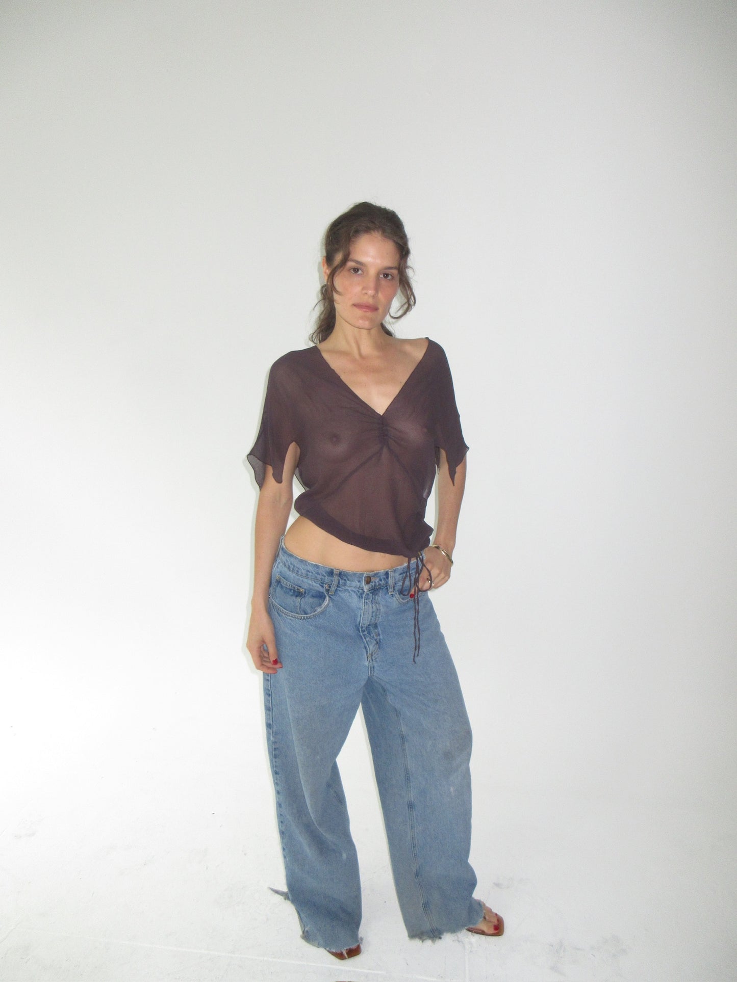 SS2000 Chloé silk runway top