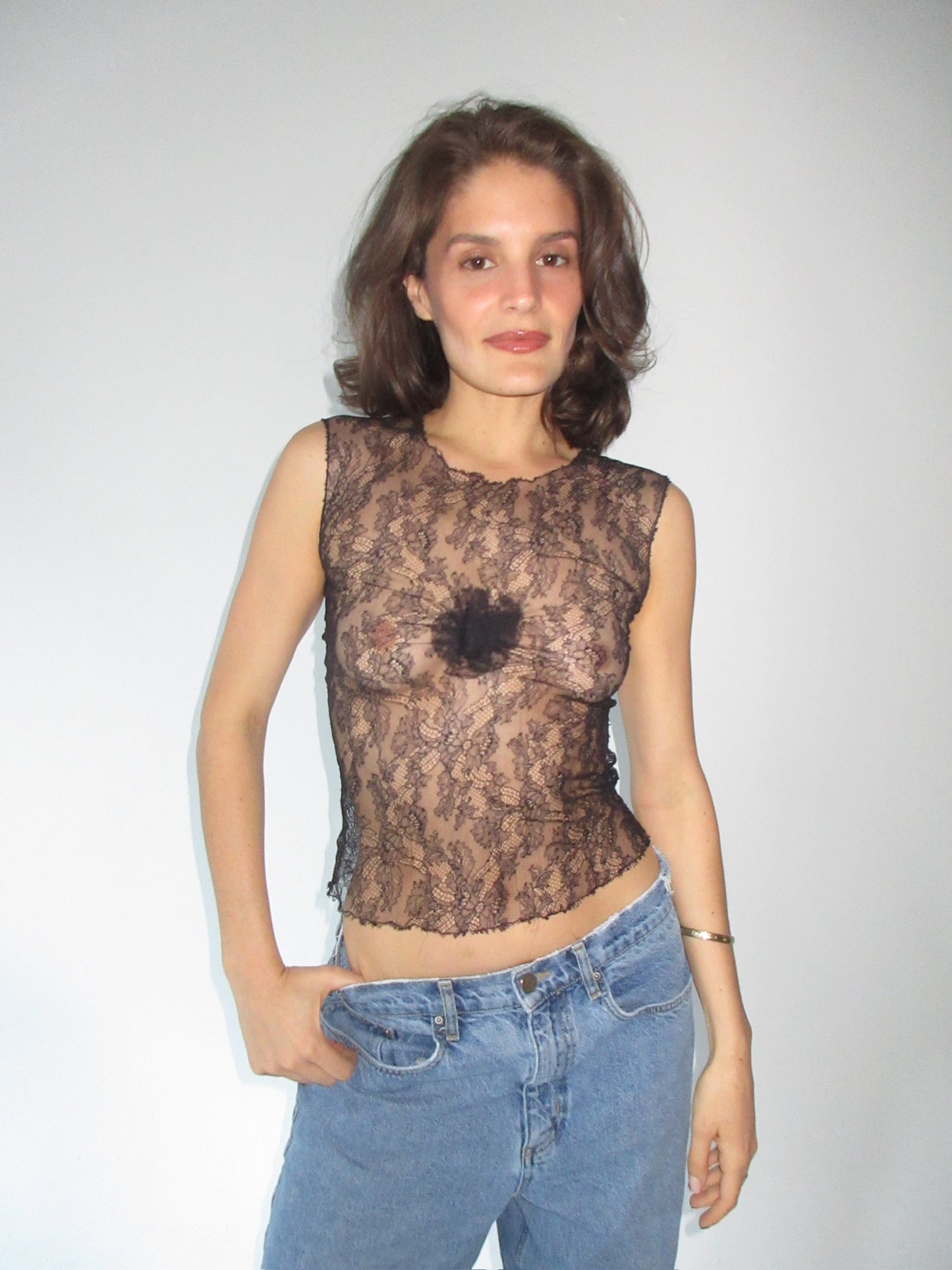 Chanel FW2004 Lace top