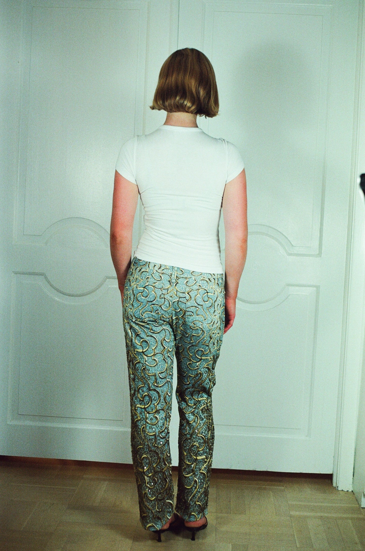 SS2000 Roberto Cavalli beaded pants