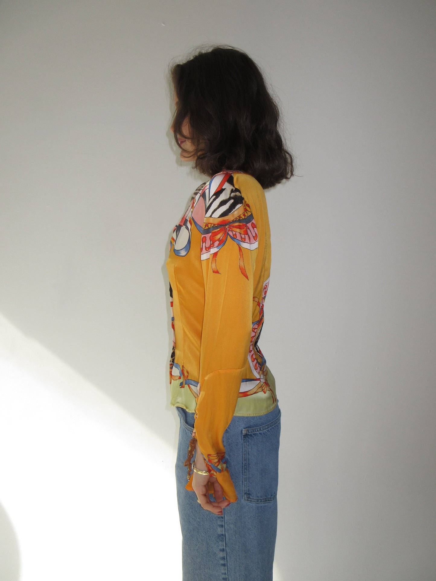 Vintage Roberto Cavalli silk top