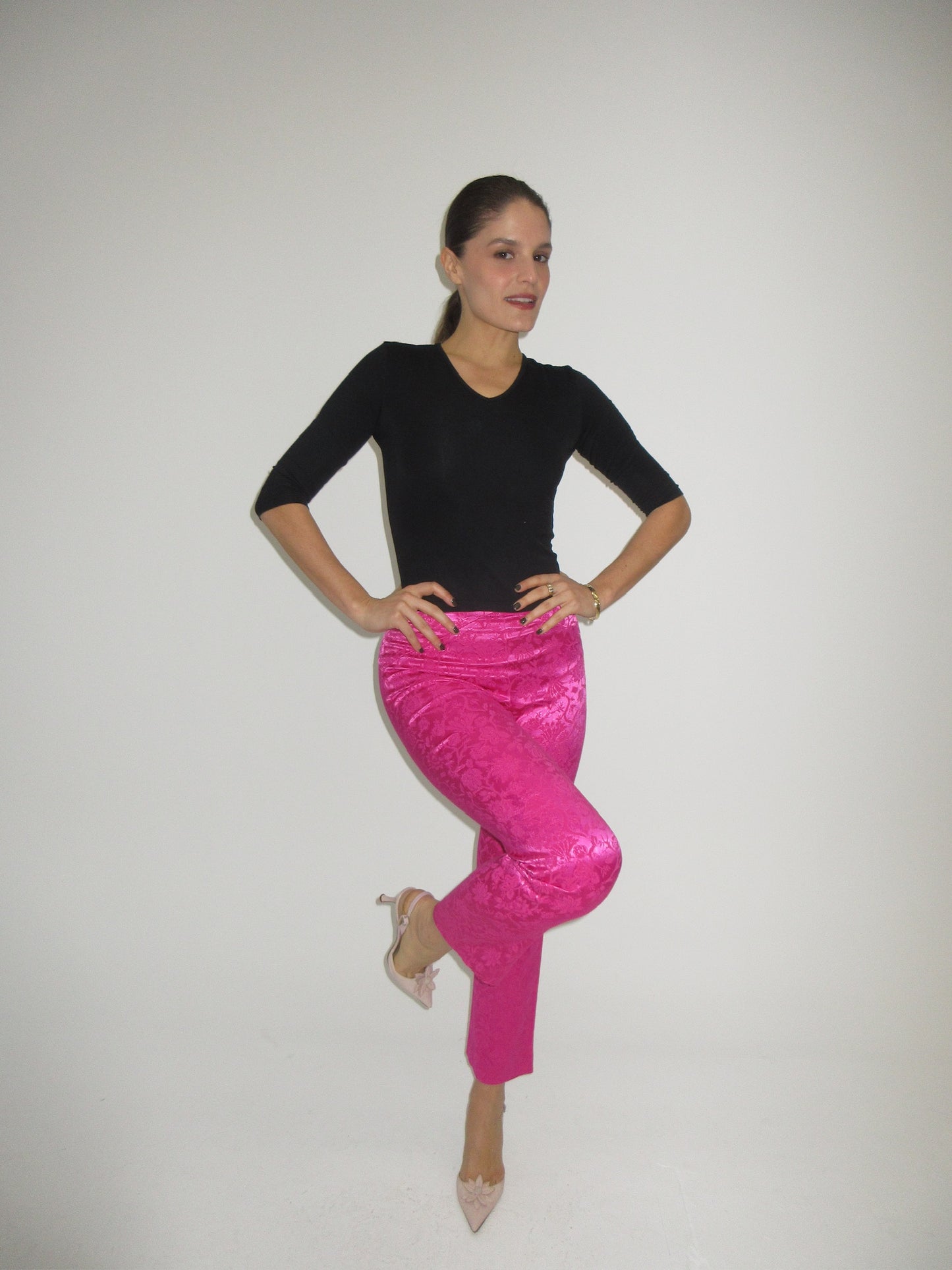 Christian Lacroix pants pink