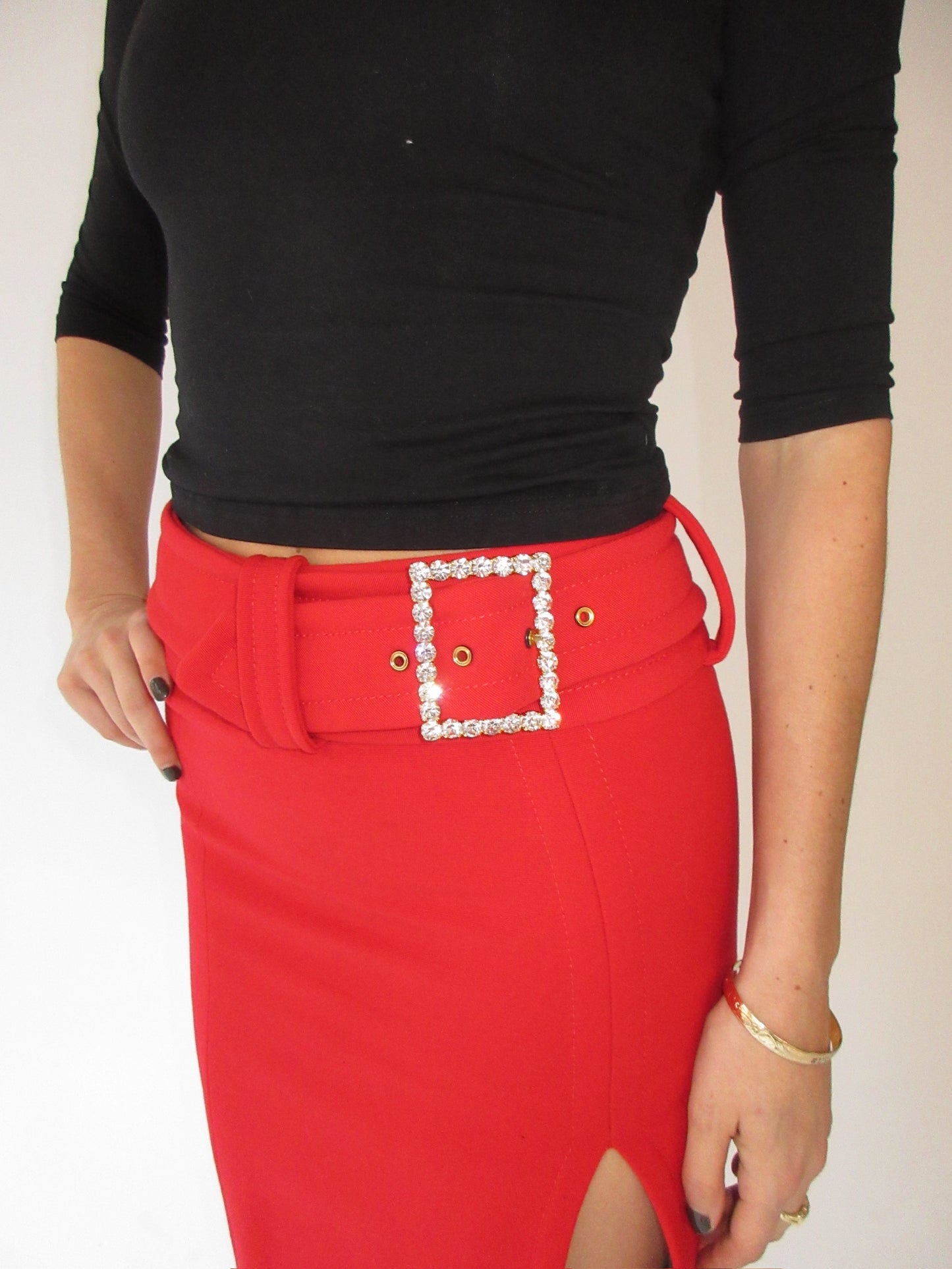Vintage Dolce & Gabbana red skirt