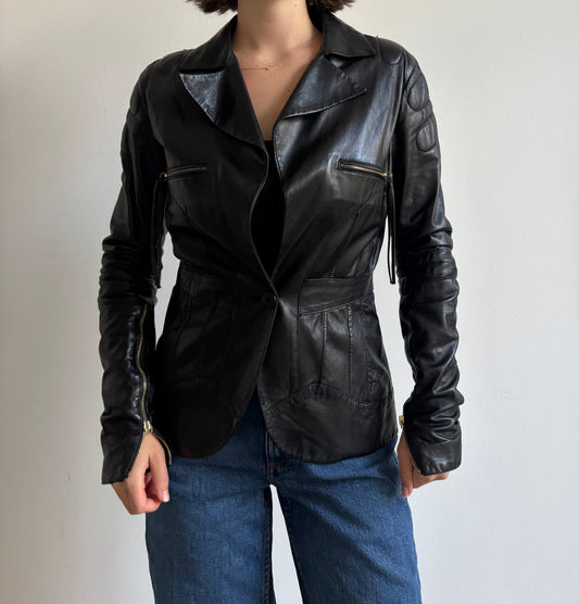 Vintage Roberto Cavalli leather jacket