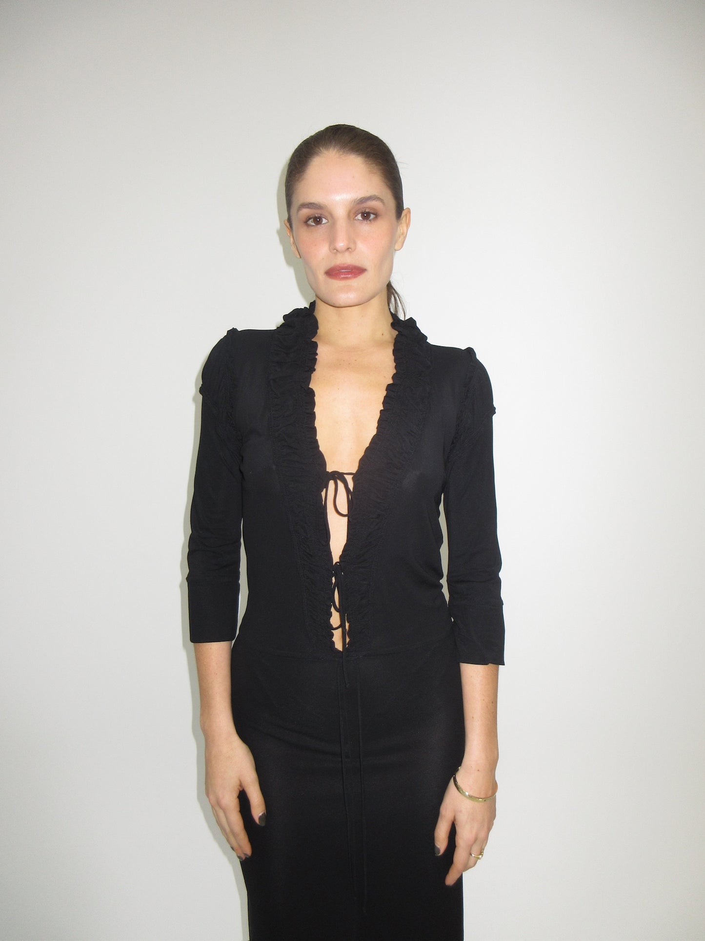 Vintage Fendi tie up dress
